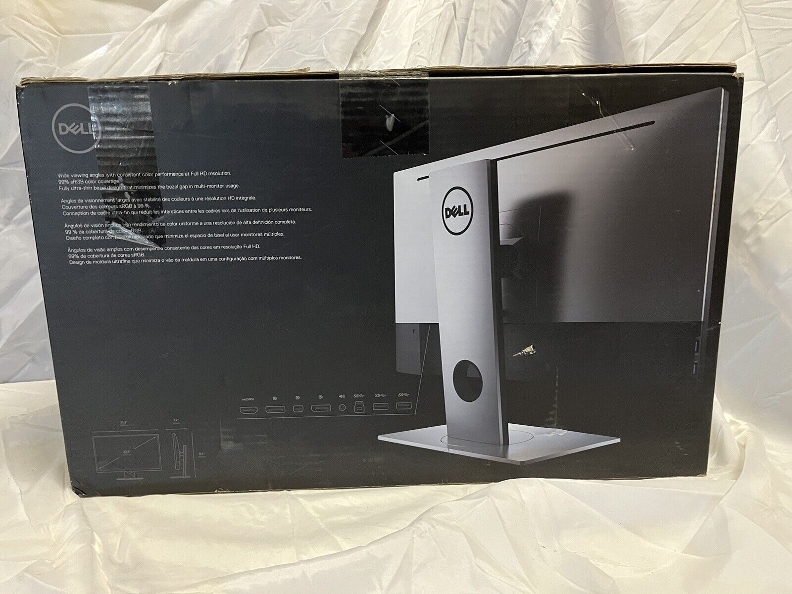  Dell UltraSharp U2417H 23.8 Full HD IPS Matt Black :  Electronics