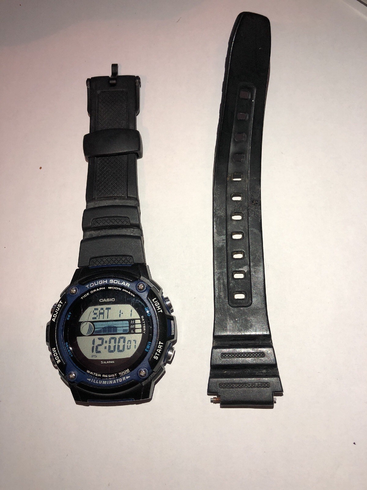 casio tide graph moon phase watch