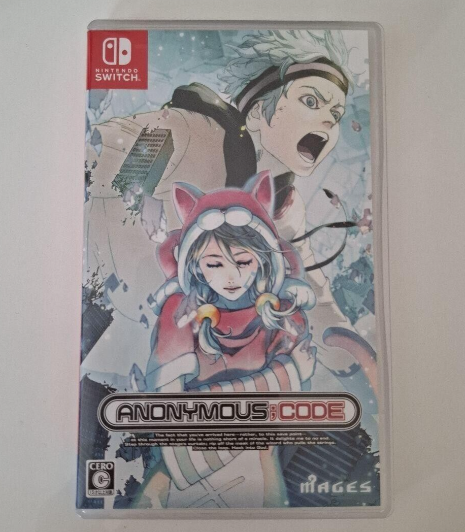 ANONYMOUS CODE Nintendo Switch Japanese ver Tested