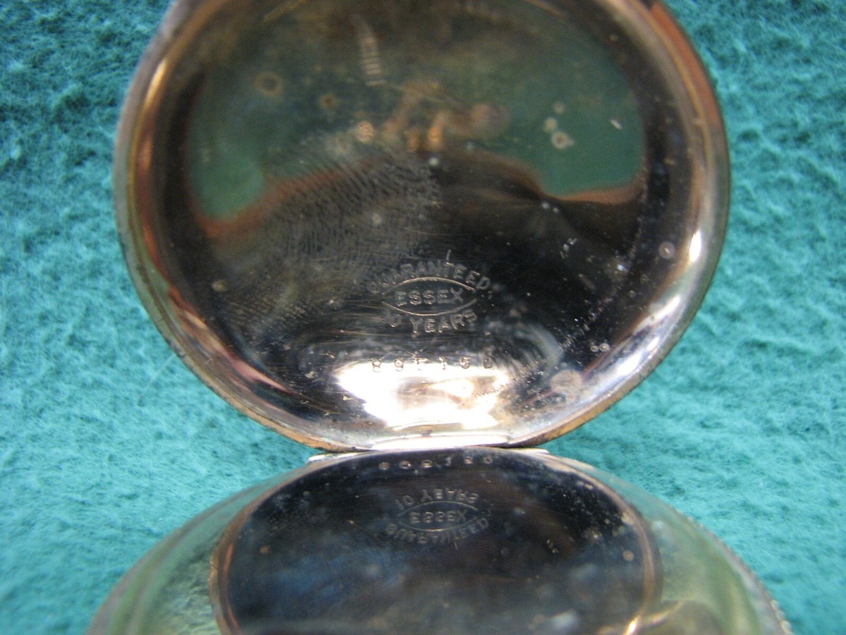 比較的レア　アメリカアンティークエンボッサー　　モノグラム　アンティーク刻印機 1899 New York Standard Pocket Watch 6 S 7 Jewels Grade 44
