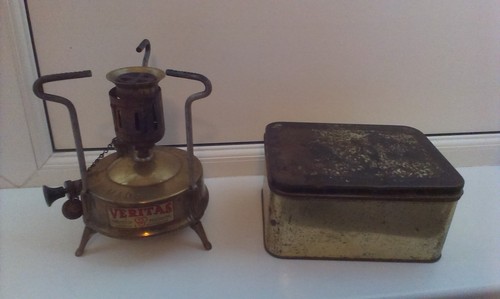 veritas brass camping stove ( vintage complete ) primus stove