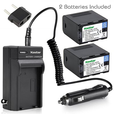 SSL-JVC70 Batteries & Travel Charger for JVC GY-HM600E HM600EC HM620U HM650
