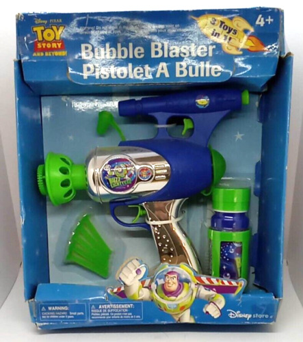 NEW Disney Toy Story And Beyond! Buzz Bubble Blaster With Gazillion Bubbles  NOS