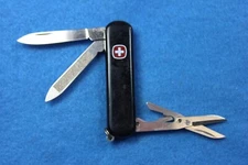 Wenger Delemont Swiss Army Knife - Esquire Pocket Tool- Rare Black - Switzerland