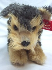 Aurora CUTE SOFT YORKY PUPPY DOG 12" Plush Stuffed Animal Toy NEW