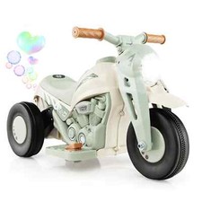 6V Kids Bubble Car Electric Ride on Motorcycle W/ Music Button  LED Headlight