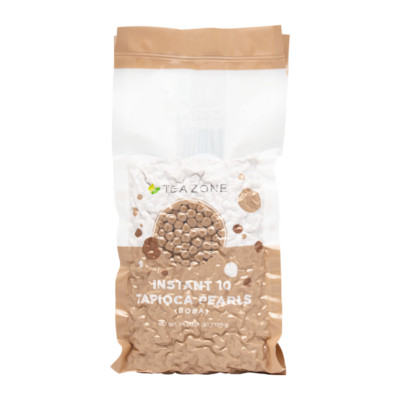 Tea Zone Instant 10 Tapioca Pearls (Boba) (6 lbs) for Boba Tea; Quick Cooking