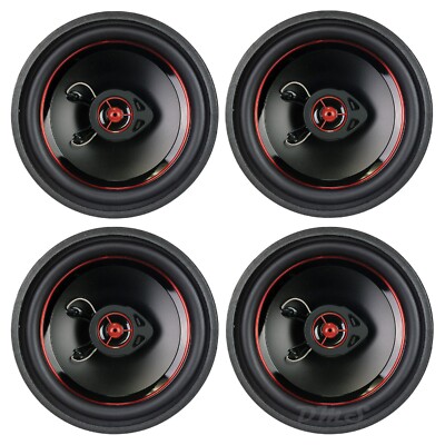 (4) Audiopipe CSL-1622AR Inch 250W Ohm 2-Way Coaxial Car Speakers  - Main Image