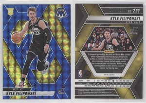 2024-25 Panini Mosaic Rookies Blue Prizm /199 Kyle Filipowski #231 Rookie RC