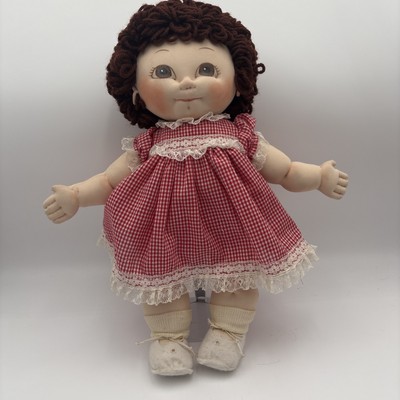 Vintage Homemade Handmade Cabbage Patch Doll 16  EUC