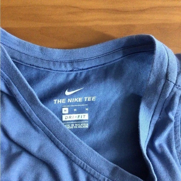 Nike Dri Fit Just Do It Tank Top Blue Athletic Sleeveless Women's Medium - image 3 of 4