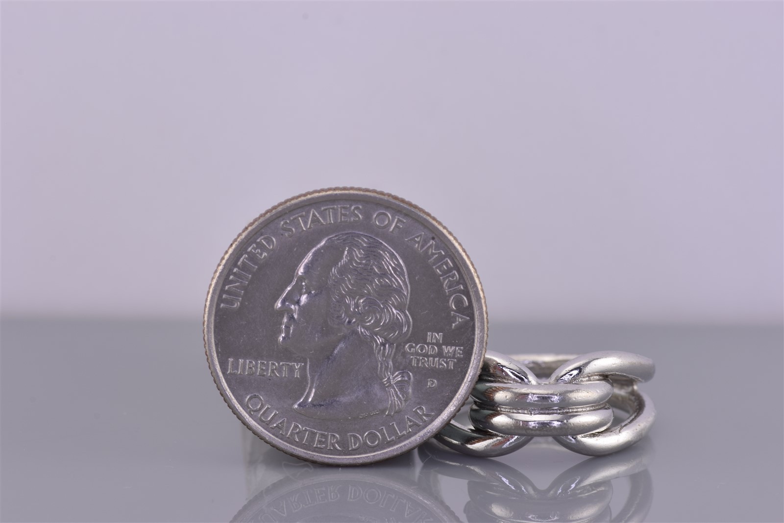 Sterling Silver Solid Tapered Loop Double Wrapped… - image 8