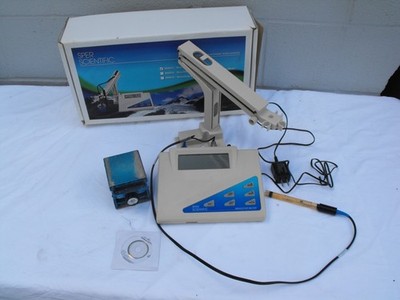 Sper Scientific 860031 LCD Display Benchtop pH-mV Meter w/ probe, stand, arm