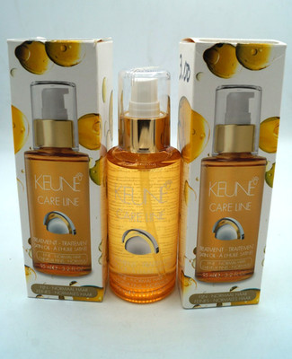 LOT OF 3 KEUNE CARE LINE SATIN OIL HAIR TREATMENT 3.2 OZ BOTTLES NEW