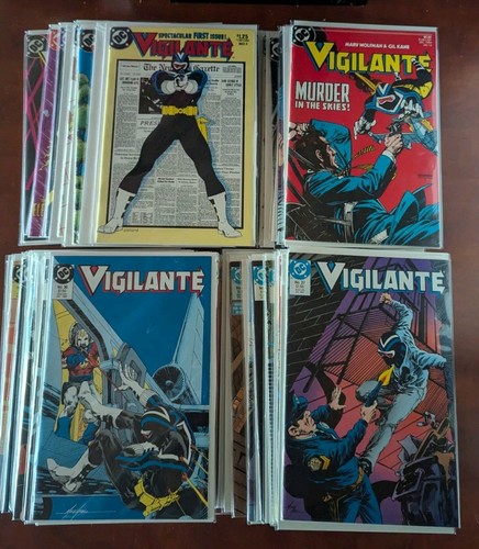 VIGILANTE #1-#50 FULL RUN WITH KEYS VF/NM 52 COMIC LOT 1983, PEACEMAKER ...