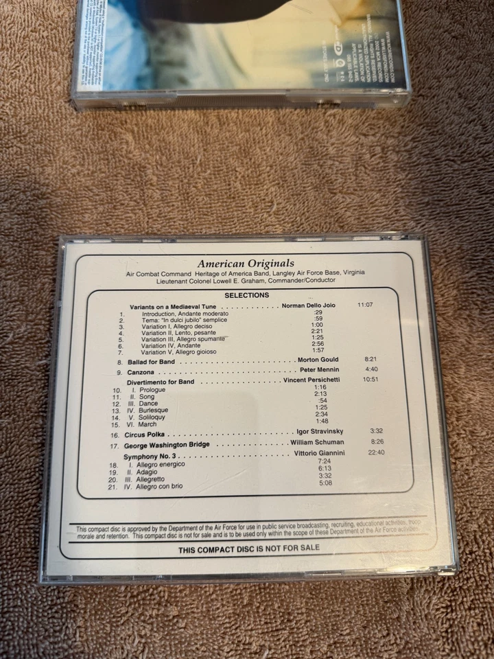 American Originals - Air Combat Command Heritage of America Band CD Foto 2 de 2