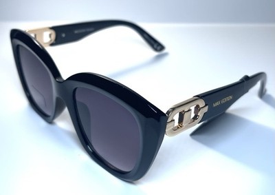 NEW MAX EDITION Black Gold Classic ME232395 Sunglasses + Case