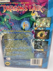 Dragon's Lair (Sega CD, 1994) Complete CIB Tested Working - CLEAN!