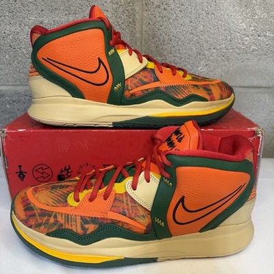 Nike Kyrie Infinity Men's SIZE 10 Color Safety Orange/Black  D09614 800