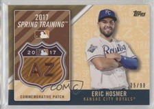 2017 Topps MLB Spring Training Logo Gold 25/99 Eric Hosmer #MLBST-EH Patch o7m