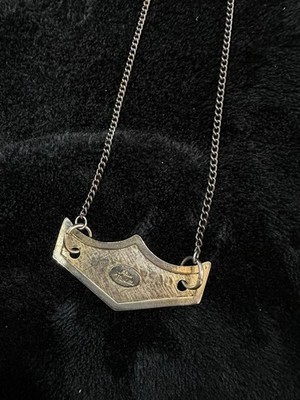 Silver Tone Carpe Diem Engraved Charm Pendant Cable Chain Necklace