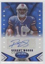 2014 Certified Signatures Mirror Blue /25 Robert Woods #S-RW Auto 04dt