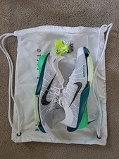 Size 9.5- Nike Air Zoom Victory 2 Men's Track Spikes White/Green FD8411-100 