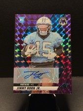 2025 Mosaic Jimmy Horn JR RC Purple Mosaic Refractor Auto /49 🔥💎🔥 Panthers