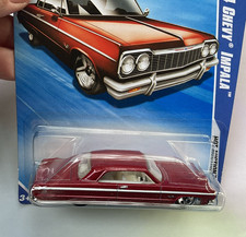 Hot Wheels Walmart Exclusive '64 CHEVY IMPALA with BF Goodrich TIRES from 2010