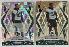 2025 Panini Phoenix Jihaad Campbell #235 Silver Pandora Rookie Auto & Base Lot