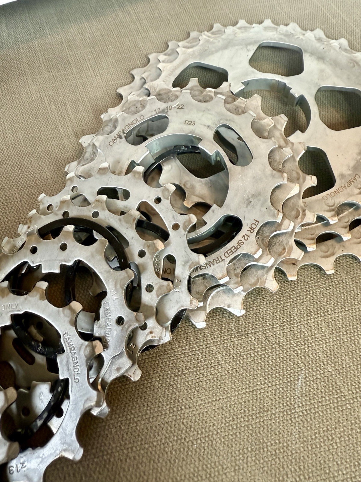 Campagnolo Super Record 12 Speed Cassette, 11-32, LOW MILES