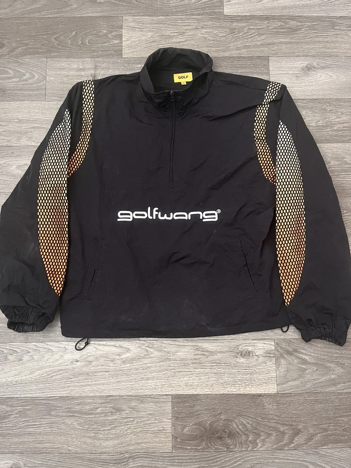 Golf Wang Tyler The Creator Gradient Theque Jacket Windbreaker Men's XL Black