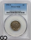 1926-S Buffalo Nickel PCGS VF 25 ** Scarce Key Date San Francisco Issue!