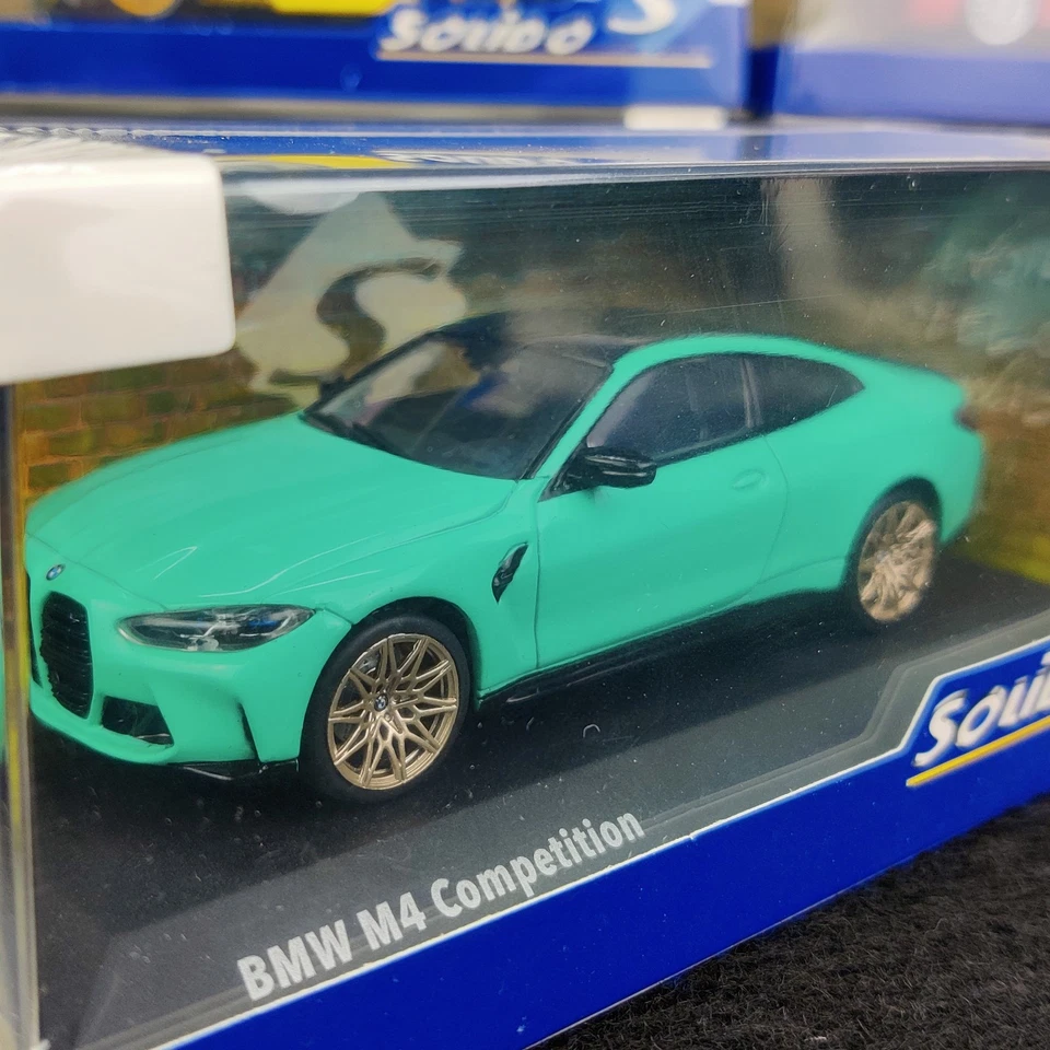 VOITURE SOLIDO BMW M4 (G82) COMPETITION MINT GREEN 1:43 NEUF BOITE S4316002 - Photo 3/4