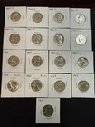 17 Washington Silver Quarters 1964 & 1964-D 90% Silver Higher Grade Lot