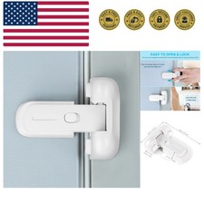 Refrigerator Fridge Freezer Door Lock for Kids, Child Proof Refrigerator Latc...