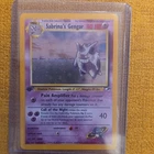 Pokémon Sabrina's Gengar Gym Challenge Holo Rare 1st Edition 14/132 Wizards of …