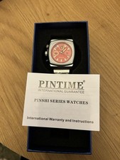 Retro  Watch Multi-Funct-Waterproof-Chrono-Calendar Wormhole For Men And Women