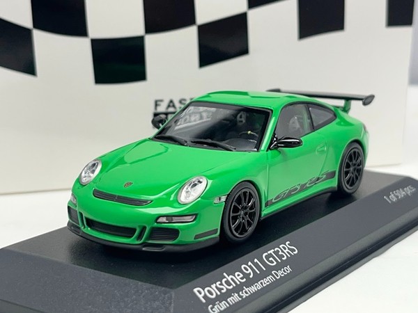 Porsche 911 GT3RS 2006 GrüN 1:43 Modellauto Diecast 1/43 Minichamps 403066011-image