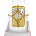 [Pre-owned] NOJESS K10 Citrine Ring / US size 6.5-7 / j135-42