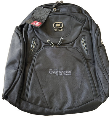 OGIO Black Backpack Tom Cruise Mission:Impossible The Final Reckoning Logo NWT