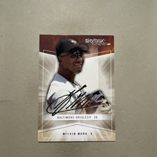 Melvin Mora 2005 SkyBox Autographics Baltimore Orioles #8