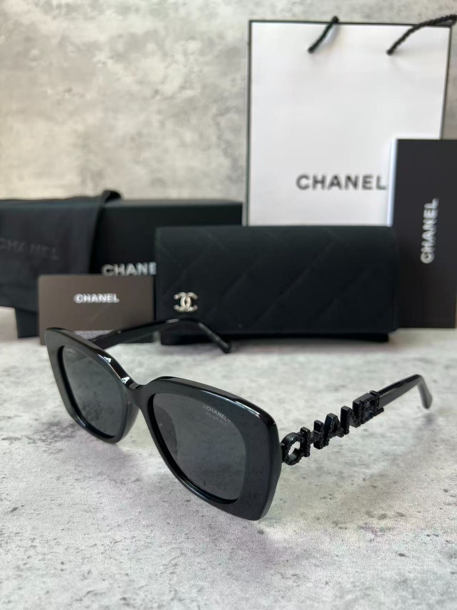 CHANEL SUNGLASSES BLACK FRAME 100% AUTHENTIC CLASSIC 5422B