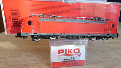 Piko 47451 Tt Locomotive Br 187 Traxx F140 DB Ag Epoch 6 with Dss + LED Boxed