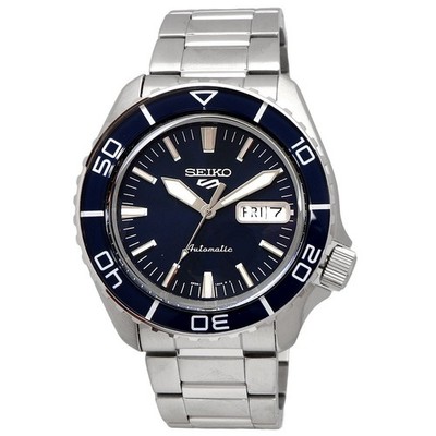Seiko 5 Sports SKX Suits Style Automatik Navy Herrenuhr SRPK97K1 funktioniert