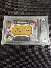 2008 SWEET SPOT  TOM GLAVINE SIGNATURES BAT BARREL BLACK INK /2 sssssp