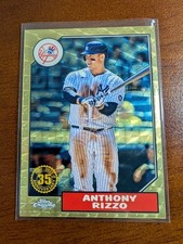 Marketplace image: 2022 Topps Chrome Superfractor Anthony Rizzo 1/1 🔥 Silver Pack #T87C-7
