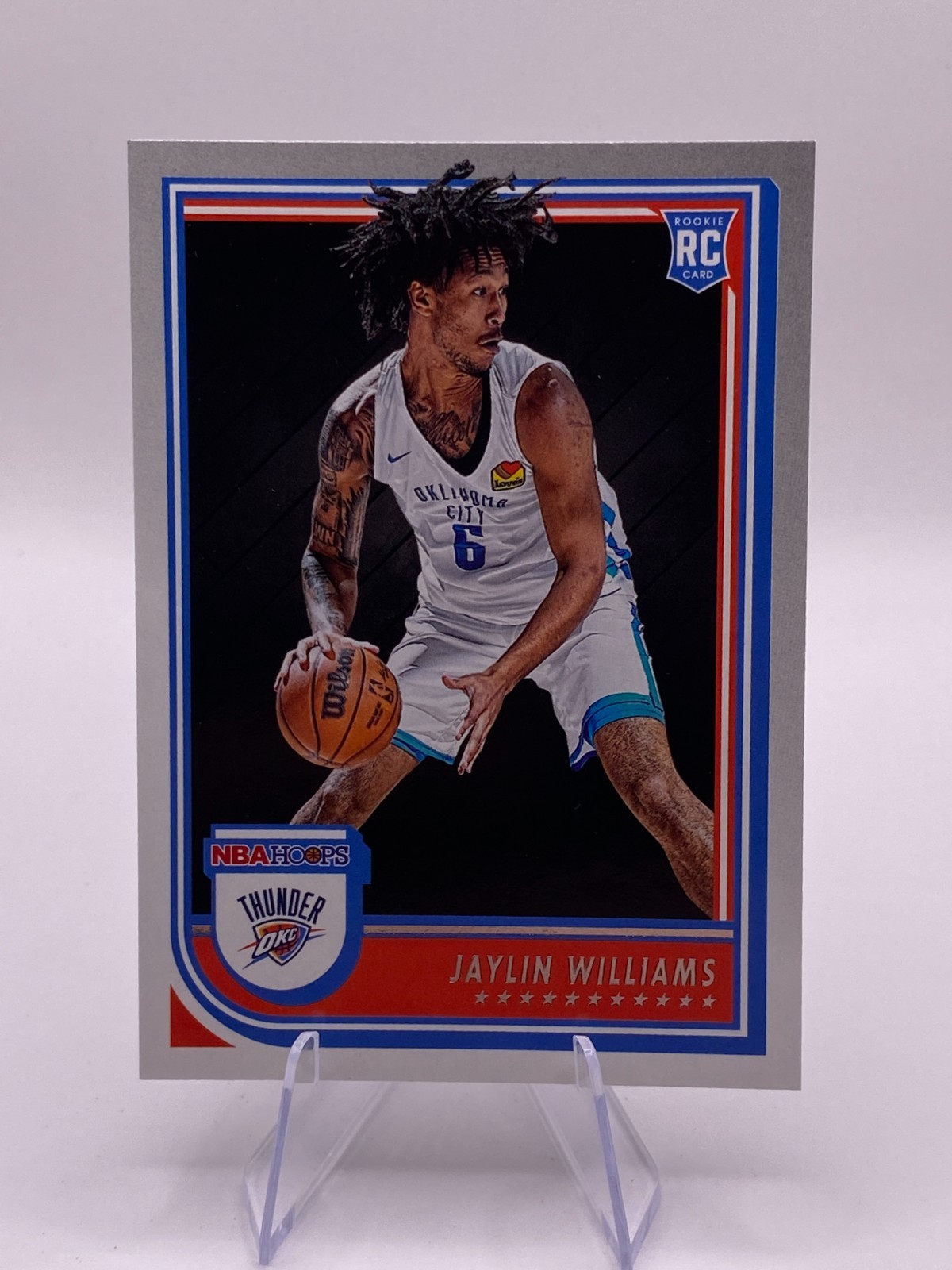 Jaylin Williams 2022-23 Panini Hoops #269 ROOKIE Oklahoma City Thunder Card