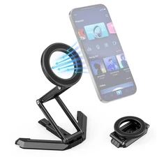 Multifunctional Magnetic Cell Phone Holder Foldable Desktop Stand Tripod Bracket