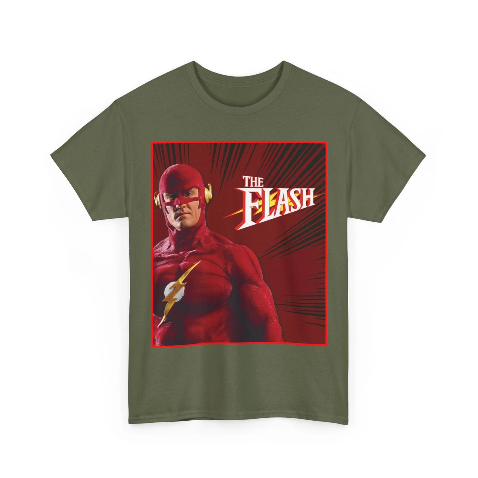Flash T-Shirt - John Wesley Shipp - DC Comics 1990s TV Series - Barry Allen
